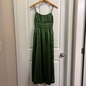 Abercrombie & Fitch Green Maxi Dress